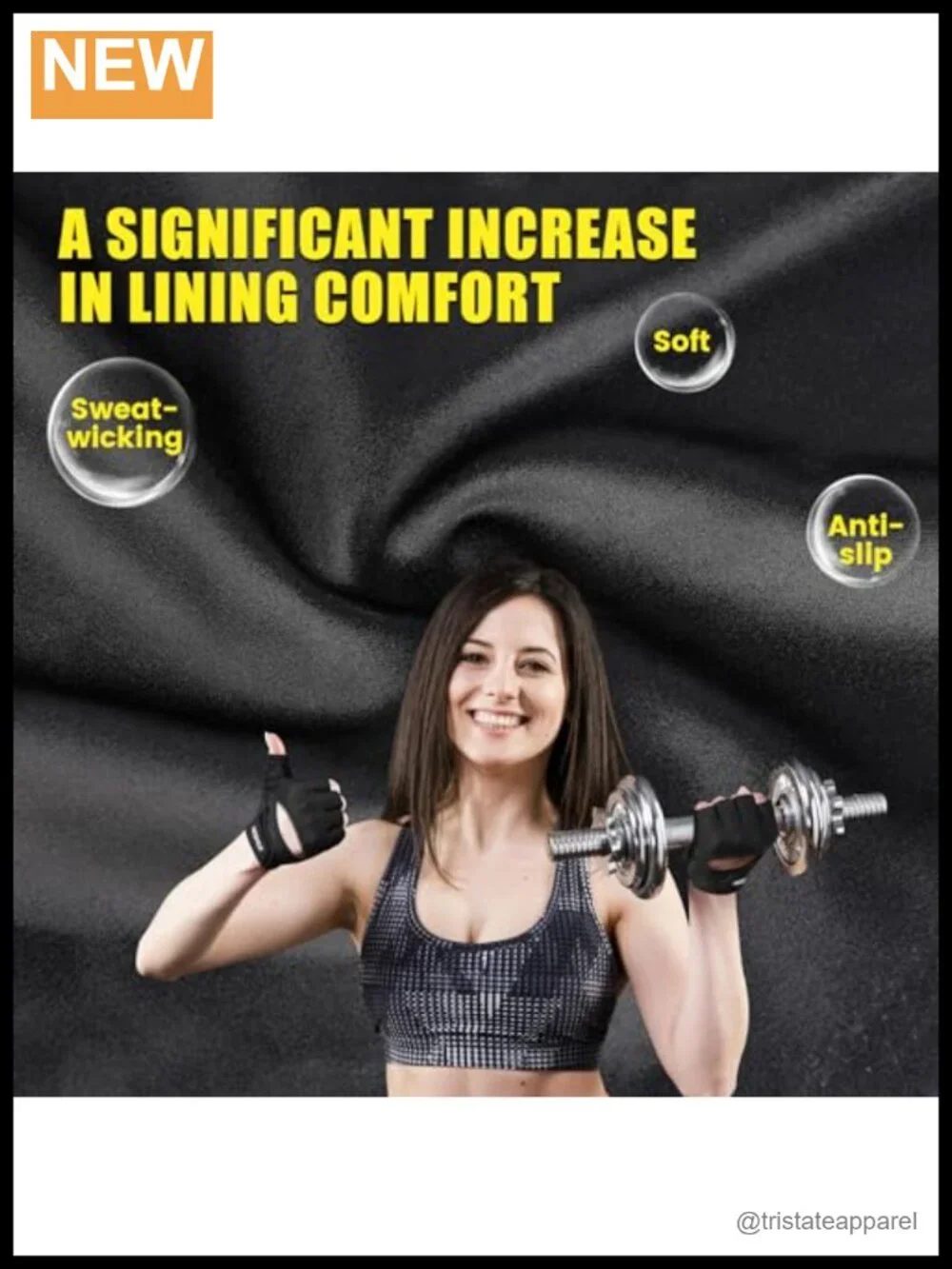 Ventilated Weight Lifting Gloves with Thick Padding, Full Palm Protection, Grip